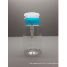 180ml PET clear nail polish remover bottle